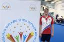 Bridport member Daniel Humphreys won silver for the England Learning Disability team