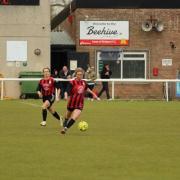 Clare Darby scored twice for Bridport Ladies against Wincanton