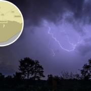 Thunderstorms are expected across West Dorset