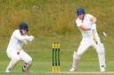 Steve Tucker, right, blasted 82 in a losing cause for Cattistock & Symene