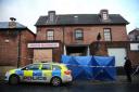 The scene on East Street in Blandford, as detectives launch a murder investigation after a woman's body was found
