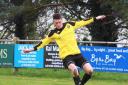 ON TARGET: Lyme’s Joe Bond found the net at the weekend