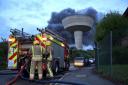 Huge blaze at scrapyard in Dorset