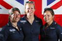 POOLE CREW: Lucy Macgregor, Annie Lush and Kate Macgregor