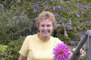 Wendy Alexander, organiser of the Lyme Regis in Bloom garden competition