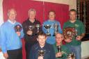 COUNTY TOWN STARS: Dorchester & District Angling Society 2013/14 winners; back row, left to right: David Tattershall, Terry Dell, Steve Crowford and Paul Haigh. Front: Tom Sparrowhawk and Steve Sudworth