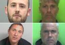 Rupert Kelly (top left), Daniel Parrot (top right), Gavin Challis (bottom left) and Jason Tongue (bottom right) were all jailed for planning to import cannabis from Morocco into the UK. Picture: NCA