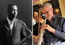 Left: John Coltrane. Right: Pete Canter