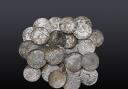 Coins which are part of a hoard of 122 Anglo-Saxon pennies, some of which could have been minted in Bridport