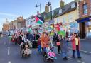 Palestine Solidarity Campaign Dorset march through Bridport