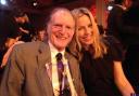 David Bradley and Simone McCaullay celebrate at the awards ceremony. Picture by Chris Chibnall