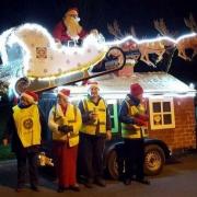 Brit Valley Rotary Club raises money through Santa and his sleigh