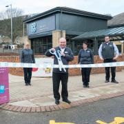 The new Co-Operative food store opens in Sea Road North, Bridport. Pictured, from left, are Vikki Lambert, Colette Doherty, Store Manager Gary Golding, Debbie Holland, Adam Hoskins and Matt Tozer. Picture: Theo Moye
