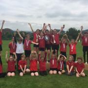 Parrett & Axe were the Year 5 and 6 winners at the West Dorset Primary Relay Races           Pictures: ANDY DAVID