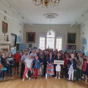 A civic reception was held at Bridport Town Hall