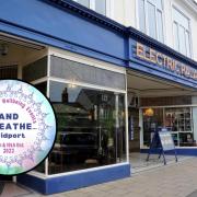 The Electric Palace will host the events finale show 'Exhale' | Inset: 'And Breathe...Bridport' event logo
