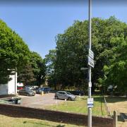 Wollaston Field car park in Dorchester