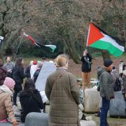 Pro-Palestine protest in Bournemouth