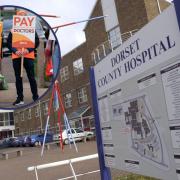Doctors striking and Dorset County Hospital