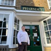 Mike Hewitson - owner of Beaminster Pharmacy