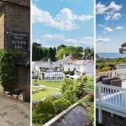 From left: Acorn Inn in Evershot, Summer Lodge Country House Hotel in Evershot and Highlands End Holiday Park in Eype