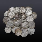 Coins which are part of a hoard of 122 Anglo-Saxon pennies, some of which could have been minted in Bridport