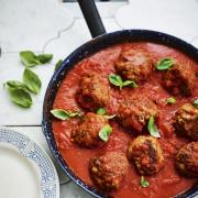 Undated Handout Photo of Mamma Alba's meatballs from Gino's Italian Coastal Escape by Gino D'Acampo. See PA Feature FOOD Gino. Picture credit should read: PA Photo/Hodder & Stoughton/Dan Jones. WARNING: This picture must only be used to