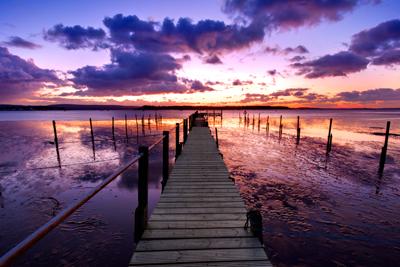 Poole Harbour Sunset, taken down by Shore Road in Poole, taken  by Rob Cherry.