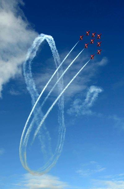 Weymouth Carnival - The Red Arrows. 
