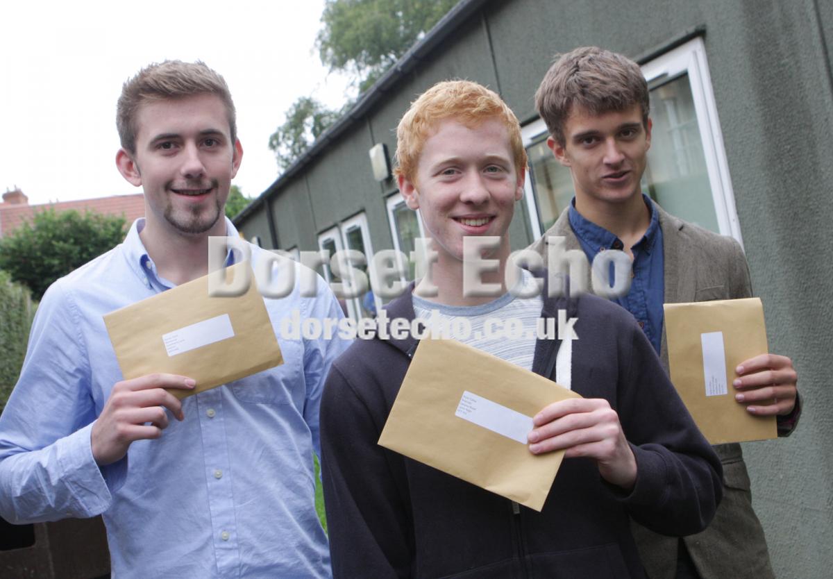 A level results 2013
15 Aug 2013
Woodroffe results
Harvey Werb, Peter Cable, Jacob Crofton