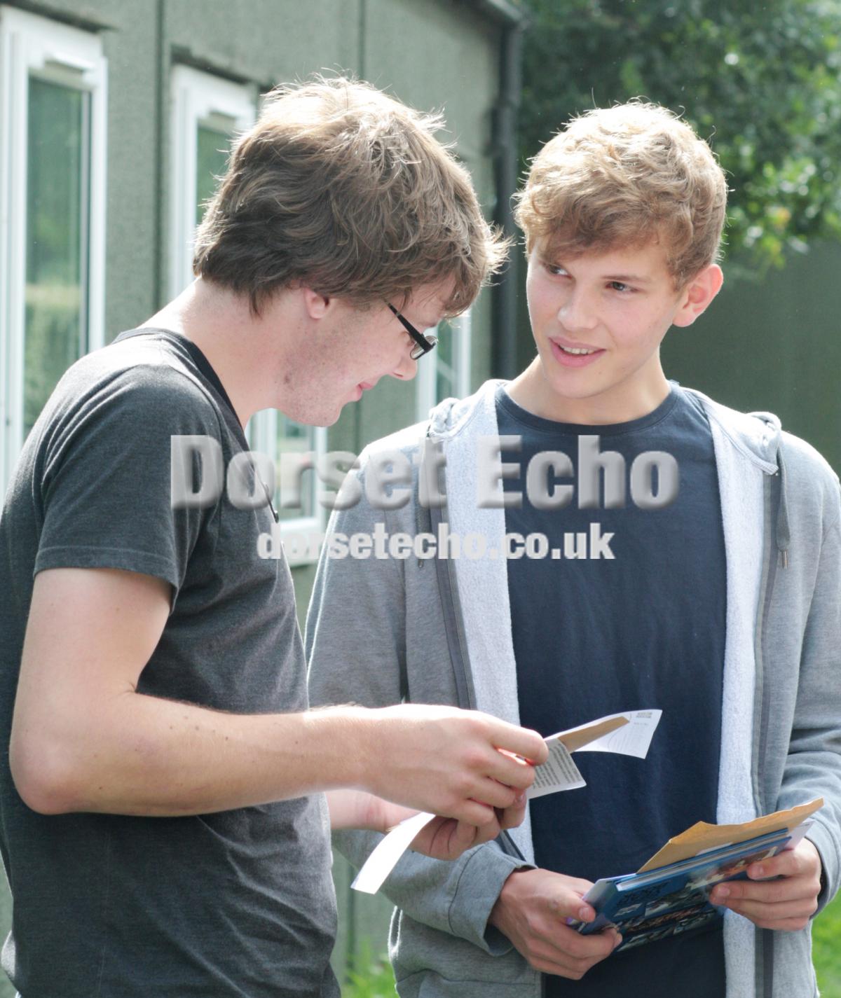 A level results 2013
15 Aug 2013
Woodroffe results
Seb Board and Christian Beckers look at their results