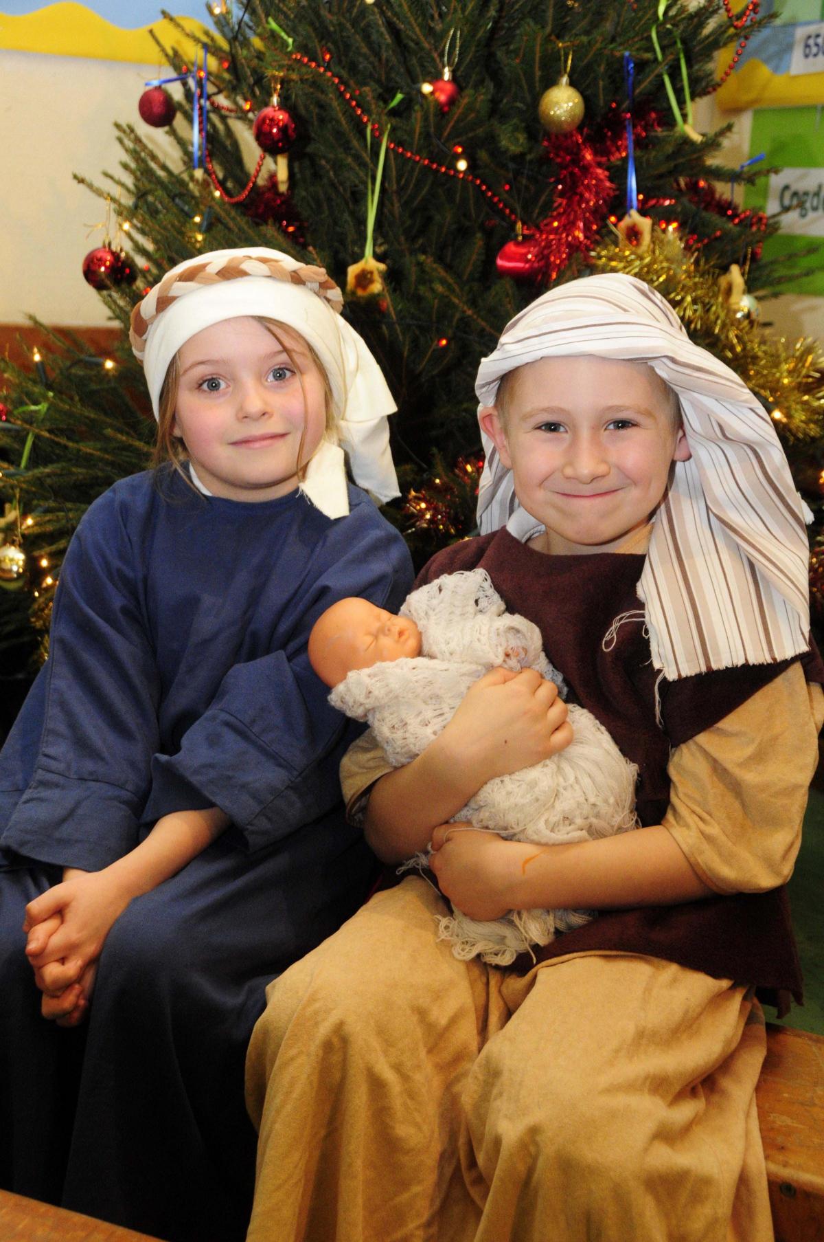 Year 1 and 2 at St Mary's Primary School, Bridport - Nativity Plays in the Bridport area 2013