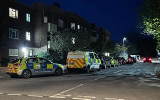 Dorset Police respond to a disturbance on St Swithins Road in Bridport