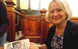 PRAISE: Kate Adie at Bridport Town Hall with her new book on women in the First World War