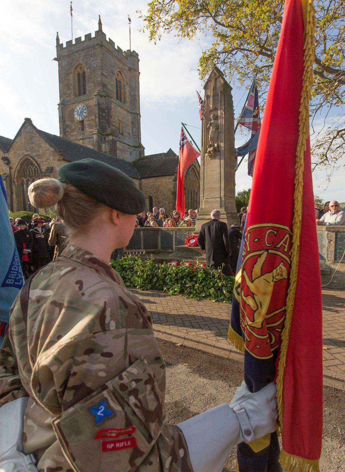 Crowds lined the streets of Bridport, Beaminster and Lyme Regis for a very special Remembrance Day marking the centenary of the start of World War I. November 9, 2014. Pictures by Maisie Hill, Rob Quincey and Neil Barnes