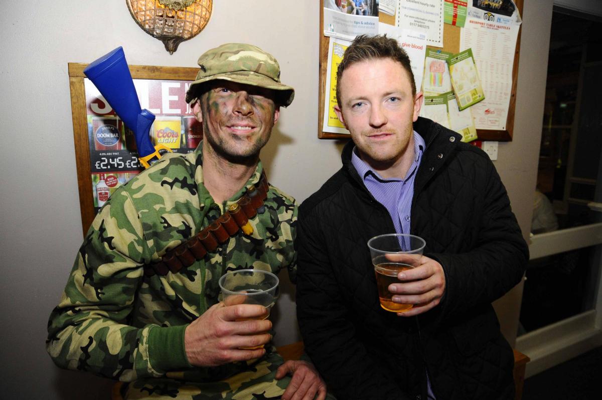 New Year's Eve in Bridport - James Hedditch and Lord Steve Williamson - Picture: Graham Hunt Photography