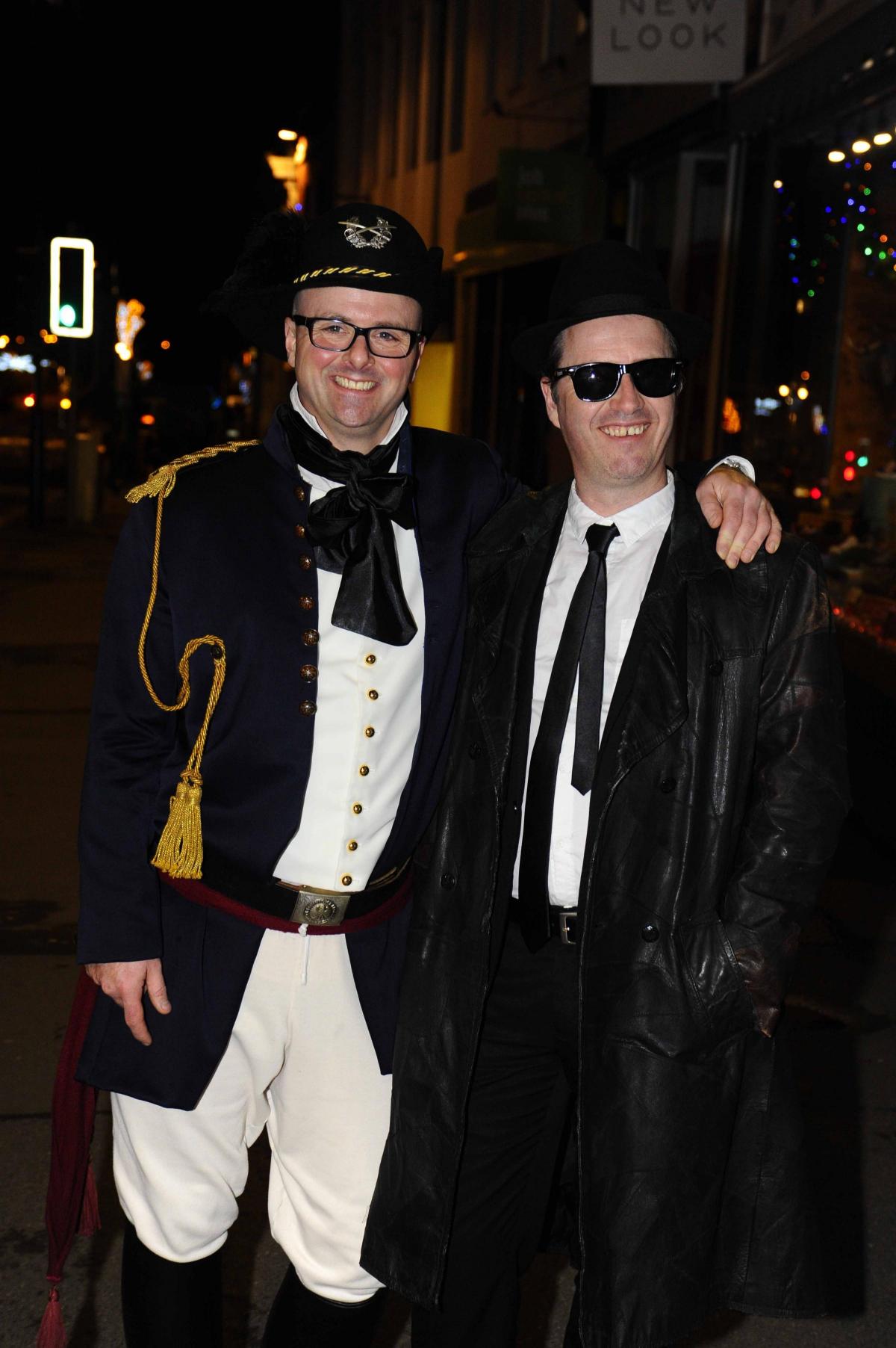 New Year's Eve in Bridport - Martin Baker and Steve Smith - Picture: Graham Hunt Photography