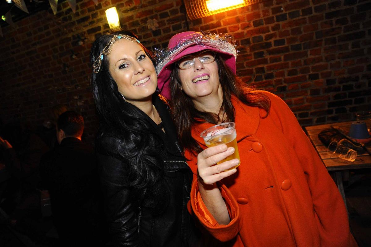 New Year's Eve in Bridport - Naomi Unsworth and Linda Redwood - Picture: Graham Hunt Photography