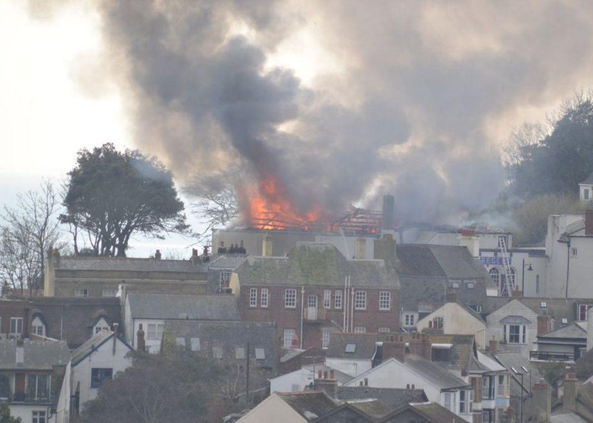 Lyme Regis cinema fire