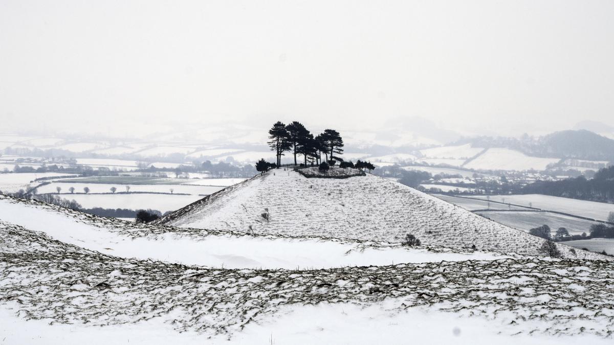 Colmers Hill in the snow. Picture: Jody Harrison