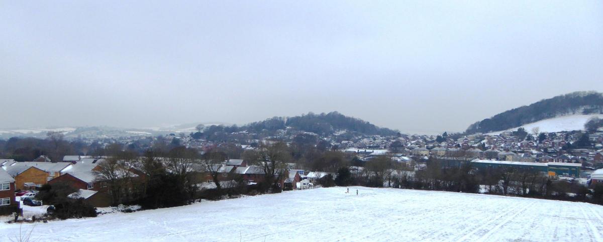 Coneygar Hill in the snow Picture: Margie Barbour