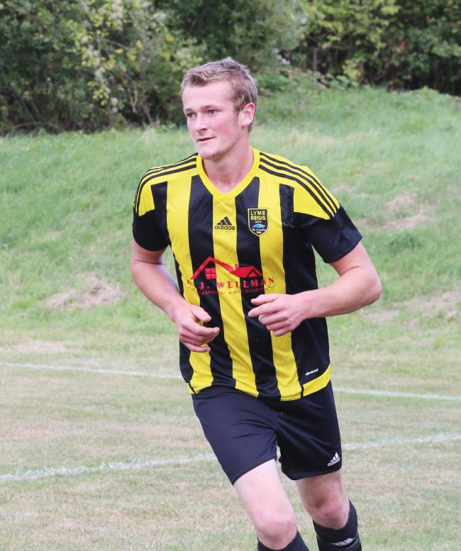 Lyme Regis midfielder Fred Parsons has returned to the club 
		   Picture: MAISIE HILL