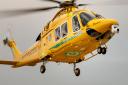 The air ambulance was called to Mosterton