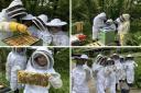 Symondsbury Primary School has started its club to teach children about the practice of beekeeping