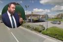 West Dorset MP Chris Loder has urged drivers to think before filling up, including at Morrisons' Bridport garage