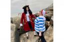 Captain Hook with Smee Picture: Bridport Pantomime Players