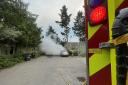 A car caught fire at Doctor Roberts Close in Bridport