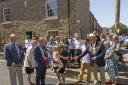 NEW affordable homes in the centre of a west Dorset market town were celebrated to mark Rural Housing Week. 