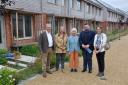 A cohousing project at an opening for affordable eco-homes has been praised by local officials.