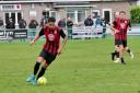 Bridport striker Sol Ayunga, left, will be out for at least four weeks
